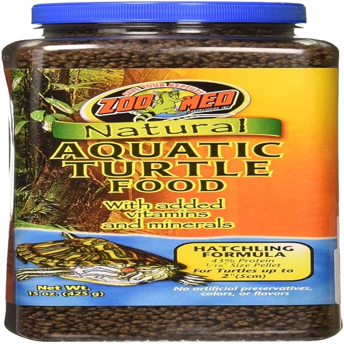 Zoo Med Natural Aquatic Turtle Food Hatchling Formula (15 oz)