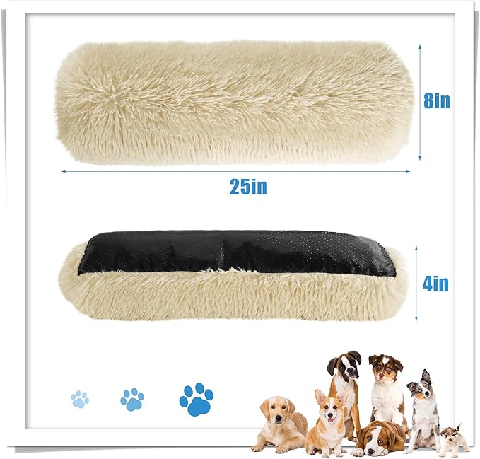 Dog Calming Pillow for Anxiety Relief, Neck Pillow for Large and Medium Dogs, Bed Pillow for Joint Relief Sleeping Improve,Machine Washable