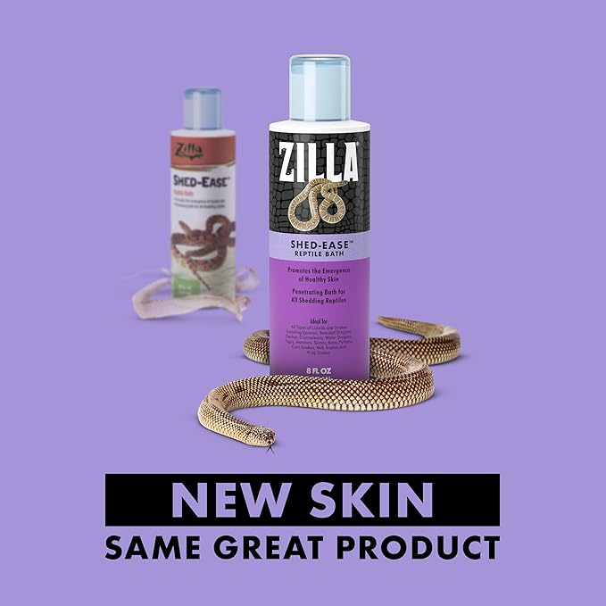 Zilla Shed-Ease Reptile Bath, Shedding Support and Penetrating Bath for All Lizards and Snakes