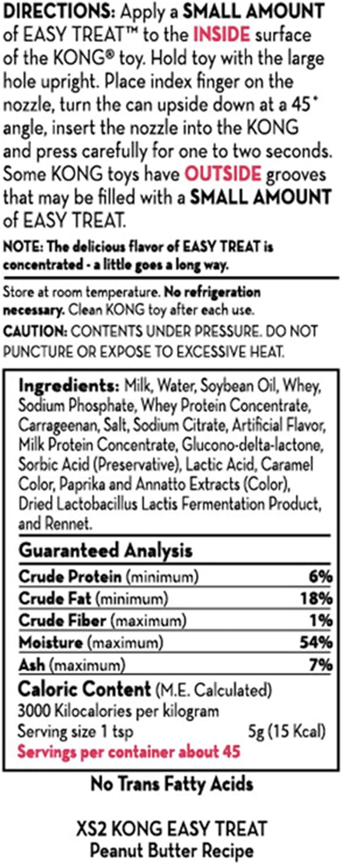 KONG Easy Treat Bacon & Cheese, Peanut Butter - Spreadable Dog Treat Paste for Lick Mats - Dog Treat Paste for Slow Feeder - Liquid Treat for Dogs - 8 oz, Bacon & Cheese, Peanut Butter Combo (2 Pack)