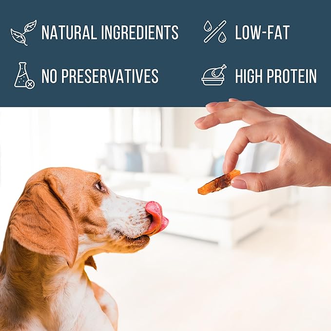 Sweet Potato Jerky Chicken Wraps - Dog Treats Human Grade - High Protein Meat - All Natural High Protein Dried Strips - Best Chews for Small & Large Dogs - Bulk Soft Pack Made for USA 24 Oz