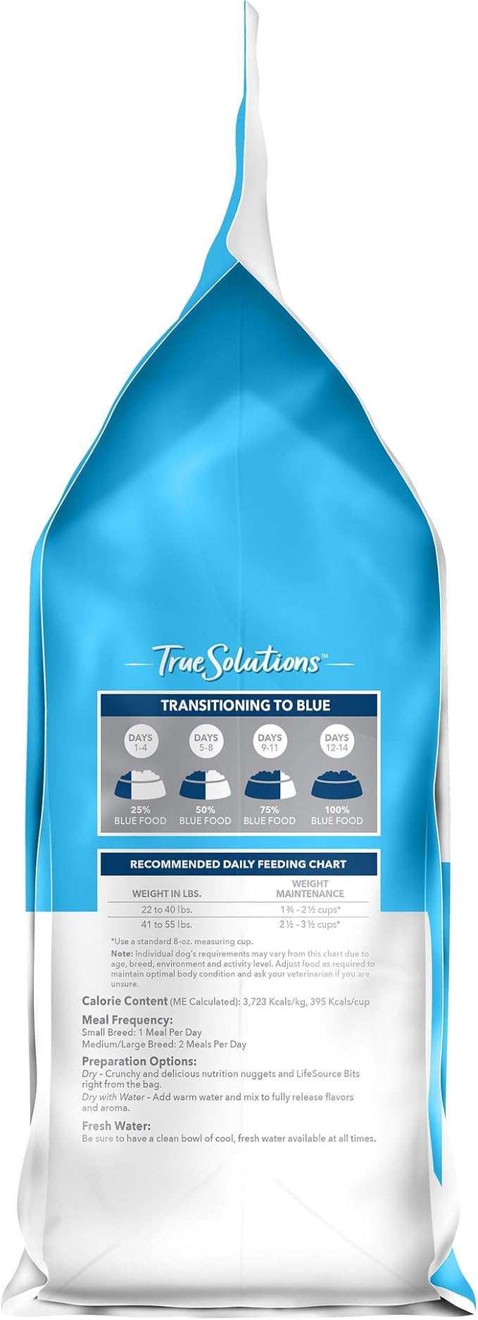 Blue Buffalo True Solutions Best Life Natural Medium Breed Adult Dry Dog Food, Chicken 4-lb