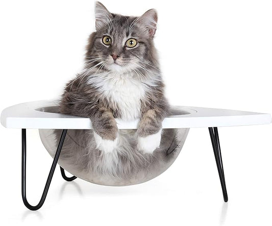 Hauspanther Tripod - Cat Lounge Pod, White