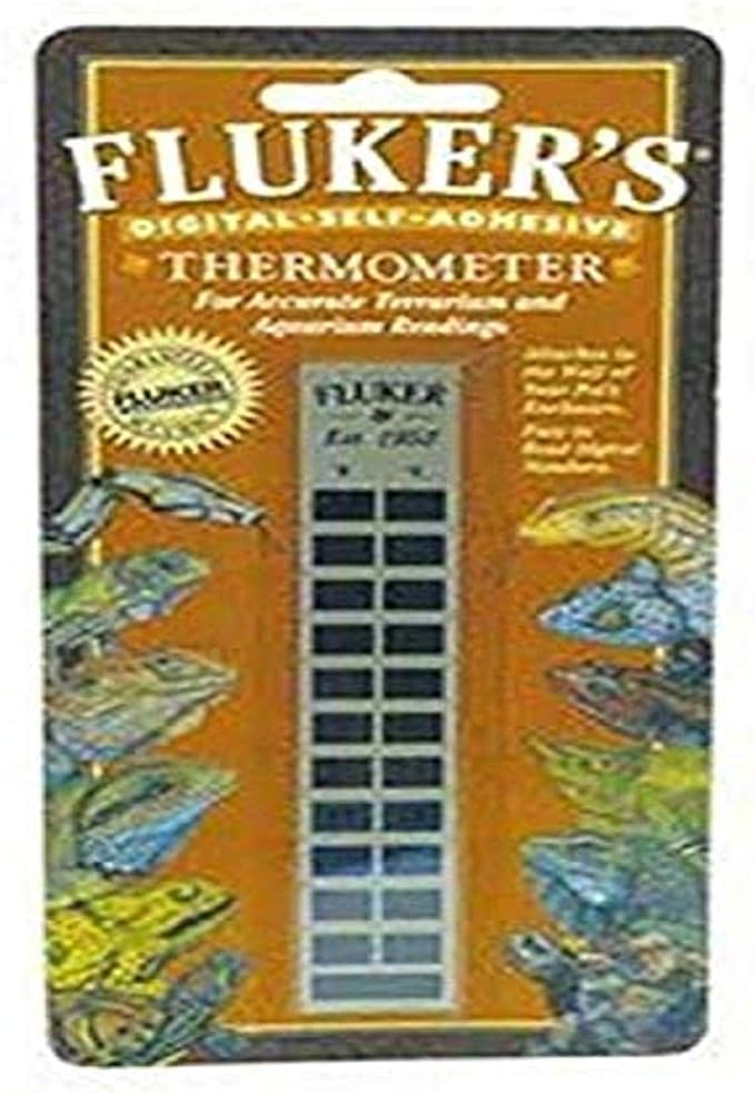 Fluker's Thermometer for Accurate Terrarium Readings, Flat Style