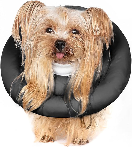 Dog Cones for Small Dogs,Comfortable Adjustable Soft Dog Cone Alternative After Surgery,Elizabethan Donut Collar for Small Dogs Recovery,Different Sizes for Cats,Medium Dogs and Small Dogs