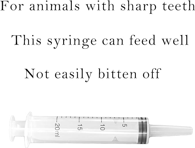 Silicone Feeding Nipple and Syringes for Newborn Kittens, Puppies, Rabbits, Small Animals Dongdong pet (5 Nipple+6 Syringes)