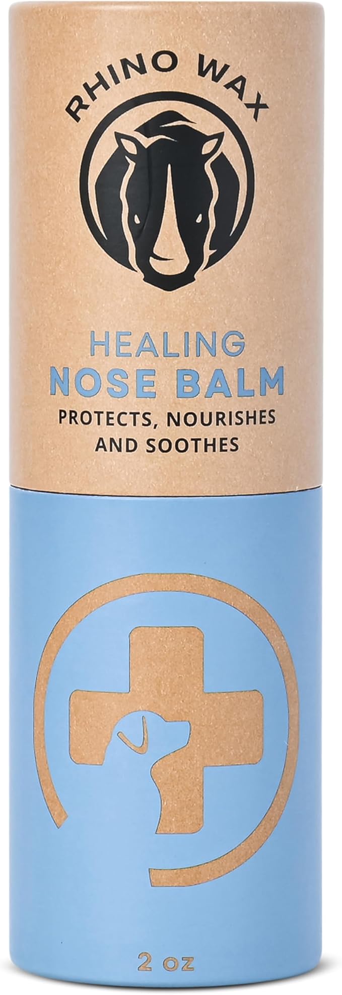 Healing Dog Nose Balm 2oz - Natural Snout Soother for Dogs - For Dry, Cracked, Irritated Noses - Dog Nose Butter - Dog Nose Moisturizer - 100% Natural Ingredients - Lick-Safe - Made in USA