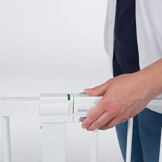 Safety 1st Extra Wide Baby Gate with Door: Premium Child Safety Gate, Extra Tall Baby Gate, Easy Installation, 36" Tall & Wide, Fits Between 29" and 47"
