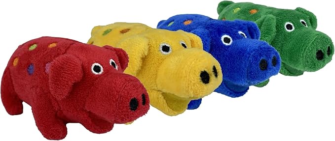 Multipet Plush Dog Toy Squeakers and Crinkle (Globlets (1 Pack))