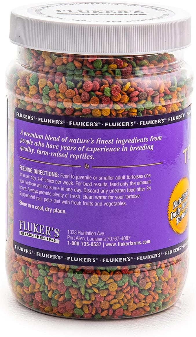 Fluker's Tortoise Diet Small Pellet Food, 16 oz