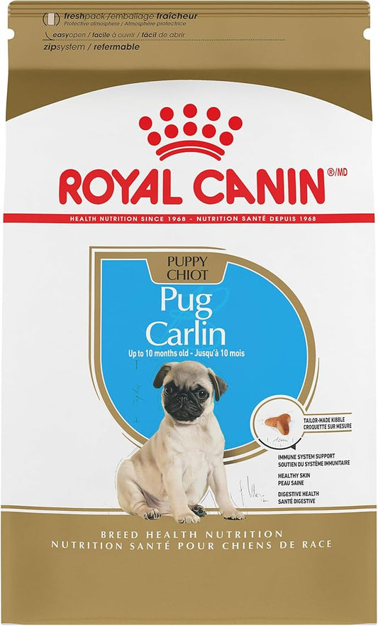 Royal Canin Pug Puppy Breed Specific Dry Dog Food, 2.5 Lb Bag