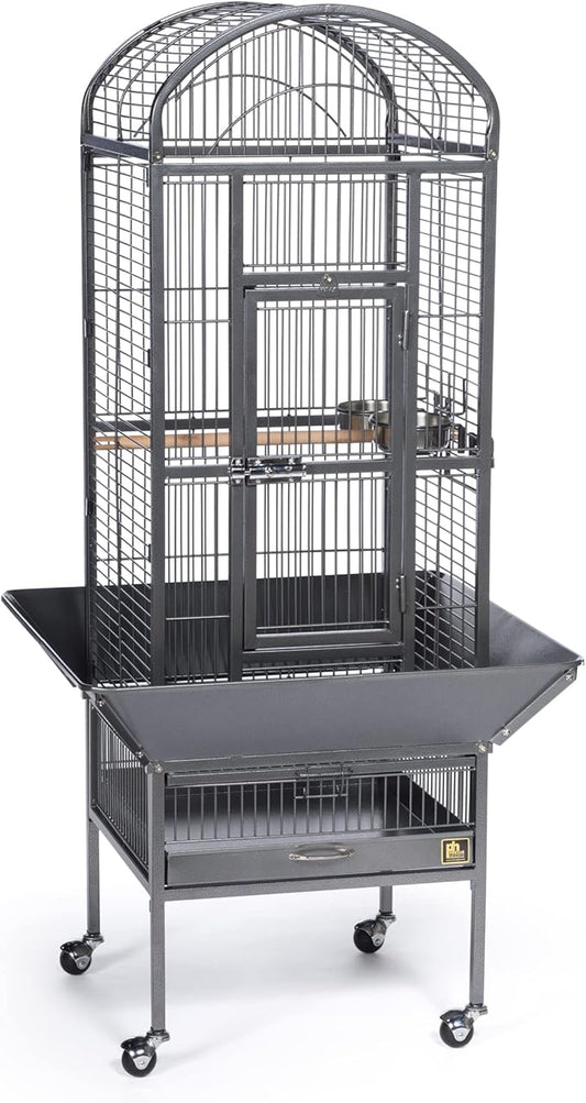 Prevue Pet Products 34511 Dometop Bird Cage, Small, Black Hammertone