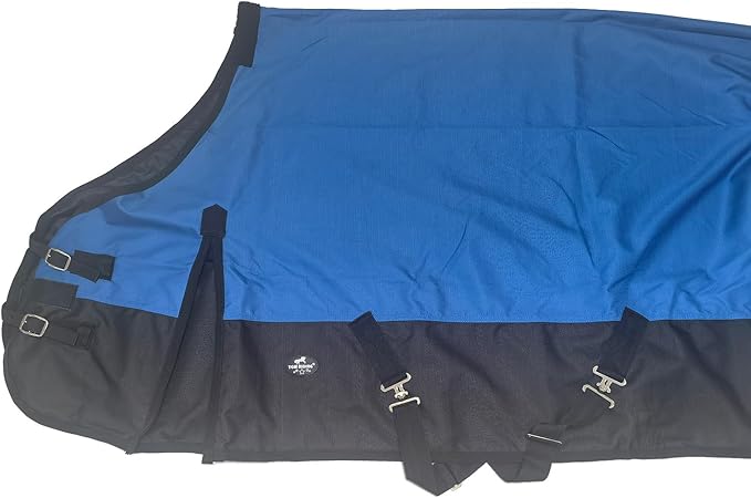 1200Denier Waterproof and Breathable Horse Sheet Tgw Rding Horse Blanket (74", Royal Blue)