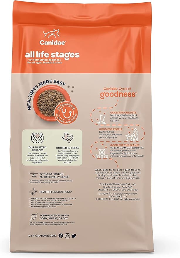 CANIDAE® All Life Stages Multi-Protein Formula Dog Dry 15 lbs.