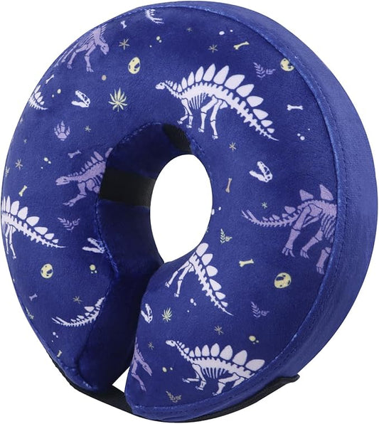 IEUUMLER Inflatable Recovery Dog Collar EU002 (M (Neck:7.9"-11"), Dinosaur)