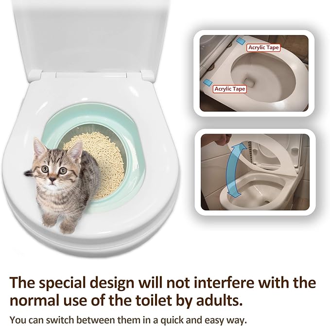 Cat Toilet Training System 2022 - Teach Cat to Use Toilet Cat Toilet Training Kit