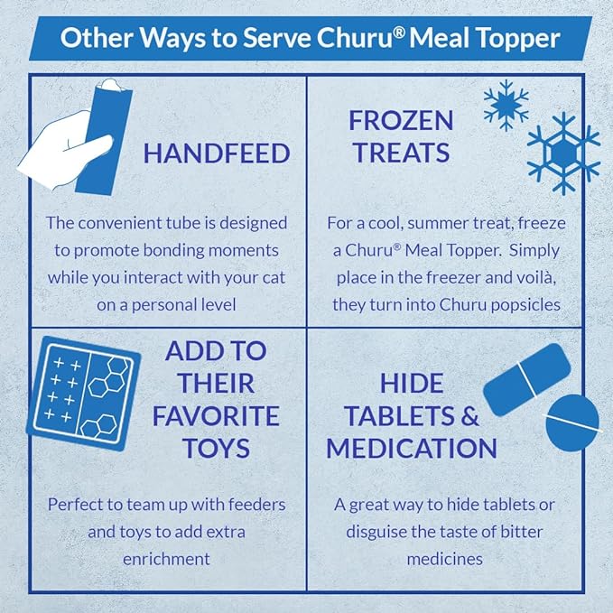 INABA Churu Meal Topper for Dogs, Complete & Balanced, Creamy, Lickable Purée Dog Food Topper, 0.5 Ounce Tube, 12 Tubes (4 per Pack) Chicken with Salmon Recipe
