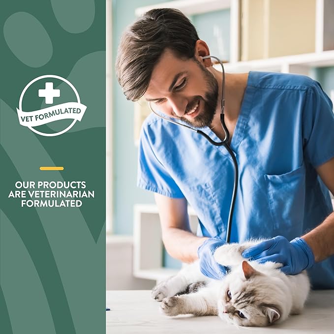 NaturVet – Hemp Joint Health for Cats - Plus Hemp Seed – 60 Soft Chews – Supports Healthy HIPS & Joints – Enhanced with Glucosamine, MSM & Hemp Seed– 30 Day Supply