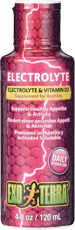 Exo Terra Exo Terra Electrolyte & Vitamin D3 Supplement, 120 ml