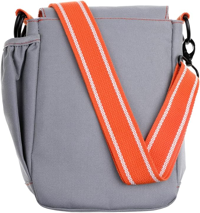 DOOG | Walkie Bag | Adjustable Shoulder Bag with Poo Bag Compartment and Water Bottle Compartment | Grey
