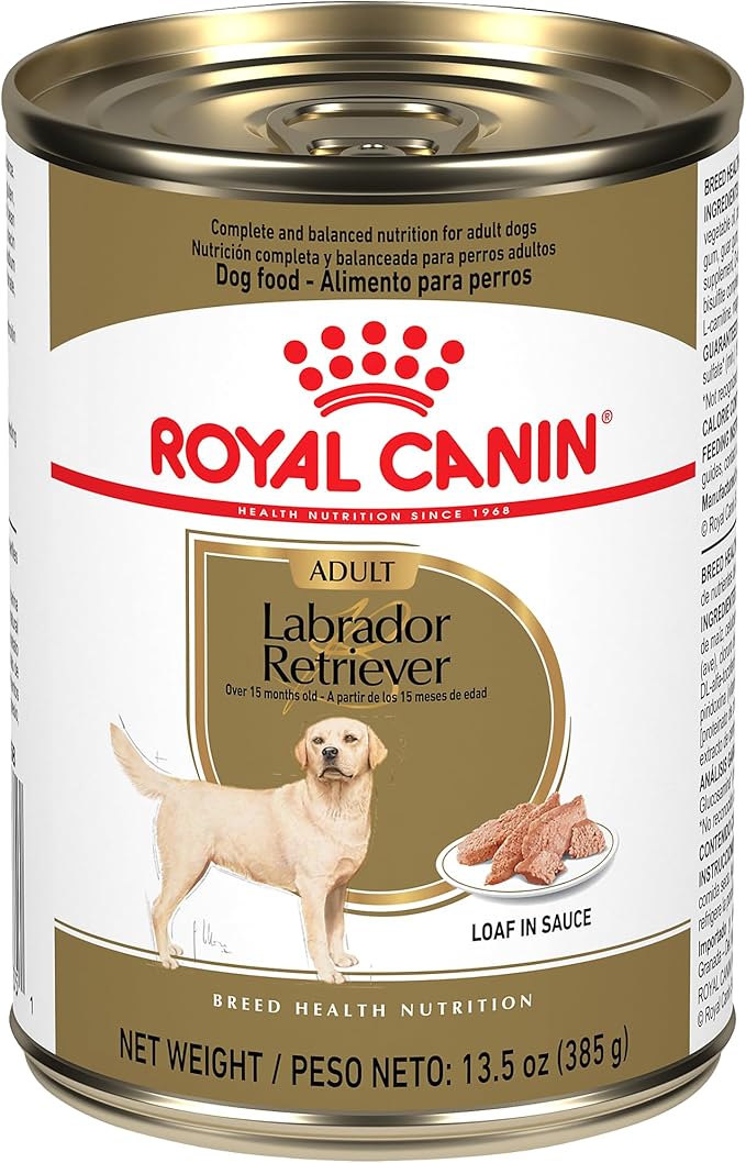 Royal Canin Labrador Retriever Loaf in Sauce Canned Dog Food, 13.5 oz can (12-count)