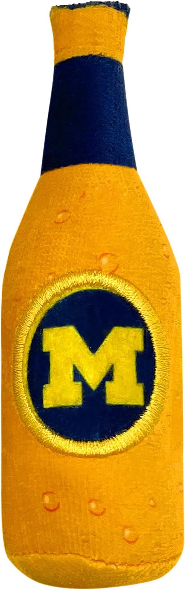 BEST PLUSH CAT TOY NCAA MICHIGAN WOLVERINES Complete Set of 3 piece Cat Toys filled with Fresh Catnip. Includes: 1 Helmet Cat Toy, 1 Football Cat Toy with Feathers & 1 Beer Bottle. Beautiful Team LOGO