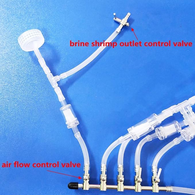 Simple 5-Way soda Bottles brine Shrimp Hatchery kit Artemia Hatching Tools…