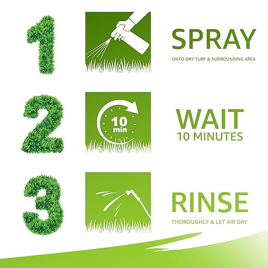 Turf Cleaner - Cleans and Deodorizes Fake Grass | Turf Cleaner for Dog Grass Pad/Artificial Grass Cleaner | Turf Cleaner for Pet Urine - 32 Fl Oz (Single)