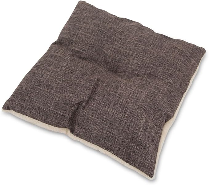Pet Tent-Soft Bed for Dog and Cat by Best Pet Supplies - Brown Linen, 16" x 16" x H:14"