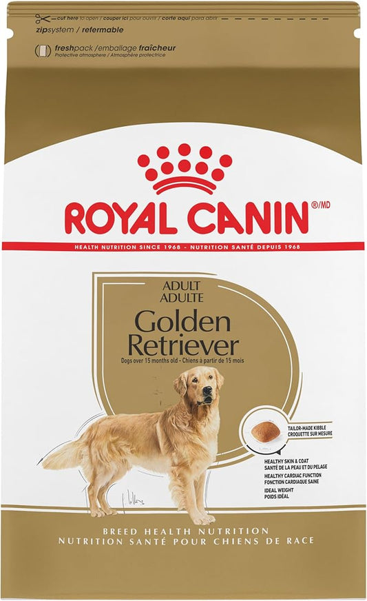 Royal Canin Golden Retriever Adult Dry Dog Food, 17 lb Bag