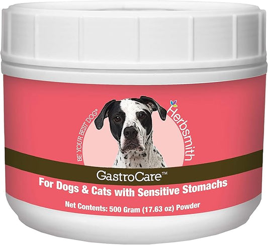 Herbsmith GastroCare - for Cats & Dogs with Sensitive Stomachs - Cat and Dog Digestive Support - Ease Canine and Feline Sensitive Stomach - 500g