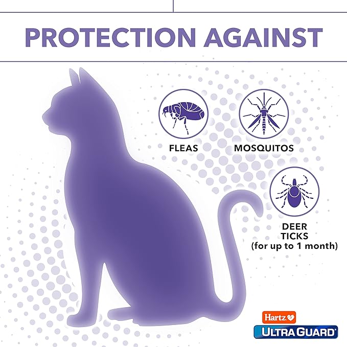 Hartz UltraGuard Topical Flea & Tick Prevention for Cats and Kittens - 3 Monthly Treatments