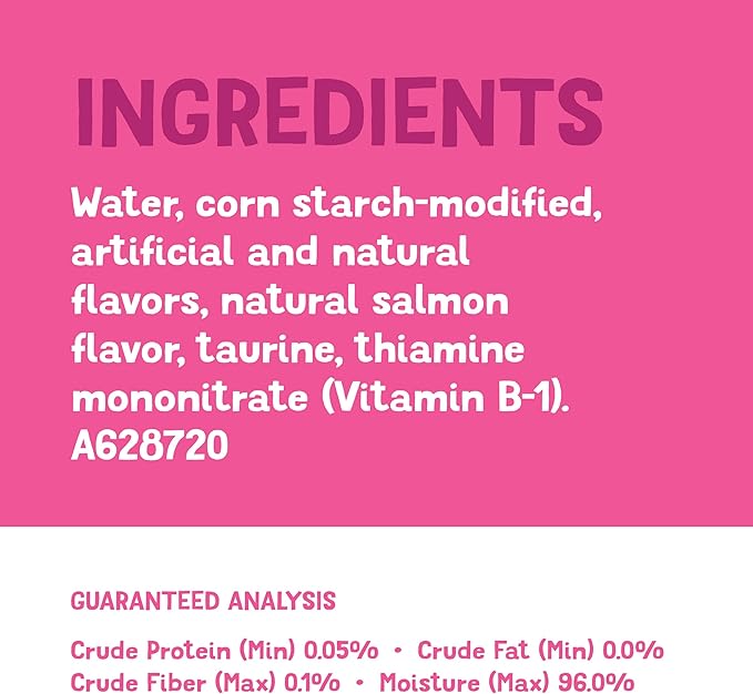 Purina Friskies Lil' Gravies Savory Salmon Flavor Cat Food Complement Lickable Cat Treats - (Pack of 16) 1.55 oz. Pouches