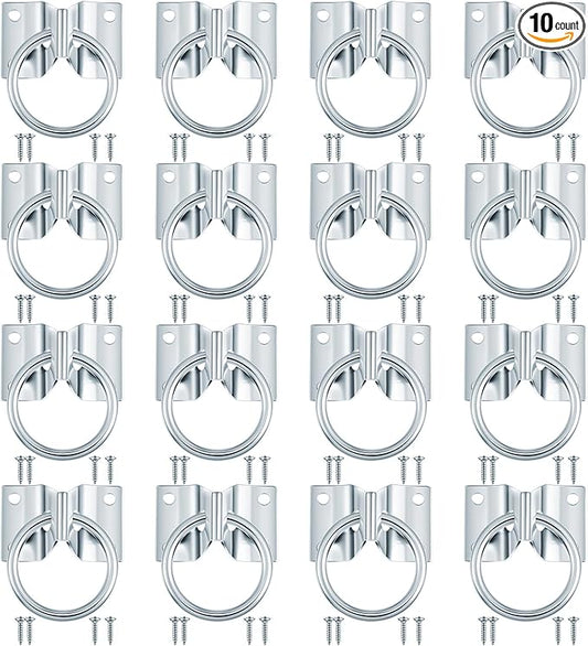 Shimeyao Cross Tie Ring for Horses Block Tie Ring Replacement Hitching Rings Tie Down Horse Barn Supplies for Horse Stall Stable Equestrian Livestock