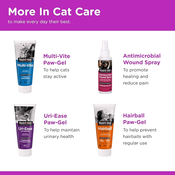 Nutri-Vet Ear Cleanser for Cats | Cleans and Deodorizes with Gentle Ingredients | 4 Ounces (Pack of 3)