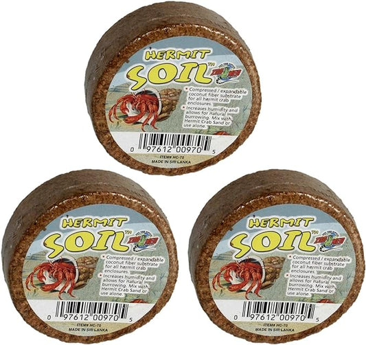 Zoo Med 3 Pack of Hermit Crab Soil