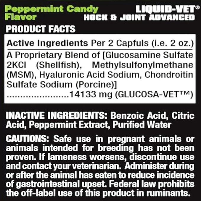 Equine Hip & Joint Advanced Formula, Peppermint Flavor, 8 oz BOGO Trial Pack