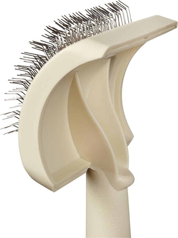 Master Grooming Tools Universal Pet Small Slicker Brush, White