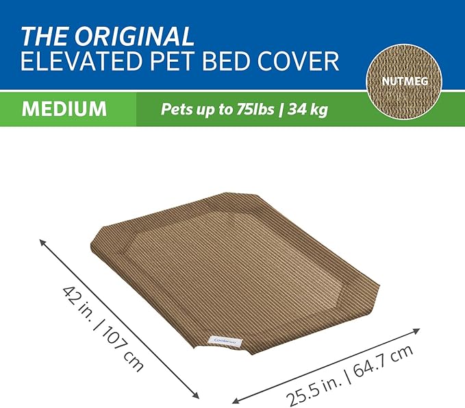 Original Pet Bed Replacement Cover - Nutmeg - Medium (35" x 25.5")