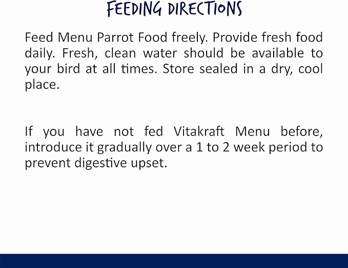 Vitakraft Menu Premium Parrot Food - Vitamin-Fortified - Macaw, Amazon, Conure, and Parrot Food for Large Birds 5 Pound (Pack of 1)