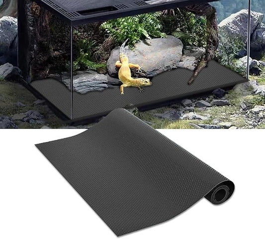 Reptile Carpet Terrarium Liner Bedding Reptile Substrate Mat(17.7in*39in) 1Pcs Non-Adhesive Tank Accessories for Bearded Dragon Snake Lizard Tortoise Habitat Leopard Gecko