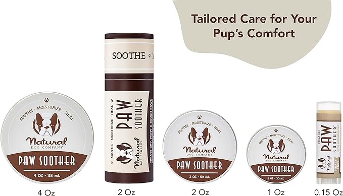 Natural Dog Company Organic Paw Soother Balm Travel Stick for Dogs