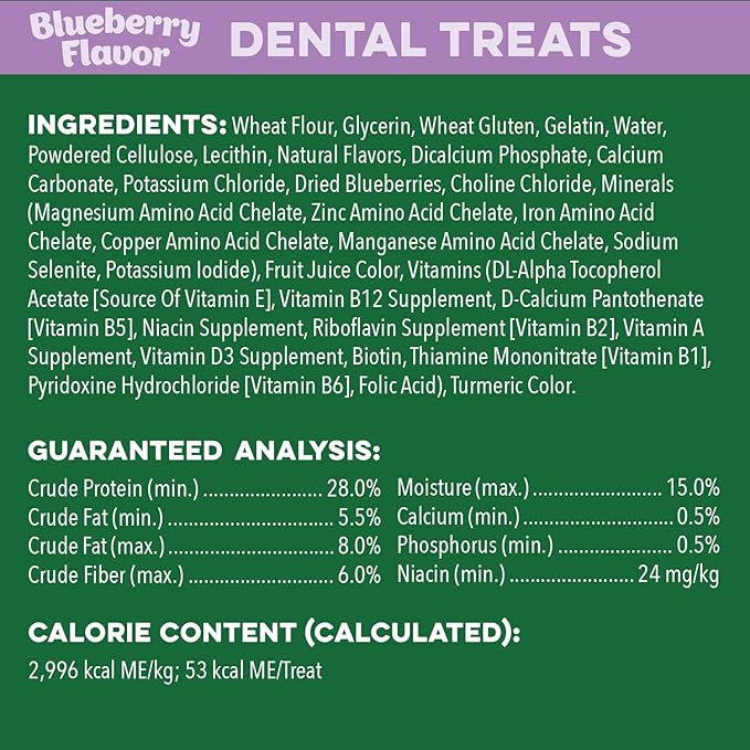 Greenies Petite Natural Dental Care Dog Treats, 36 oz. Variety Pack, 60 Total Treats