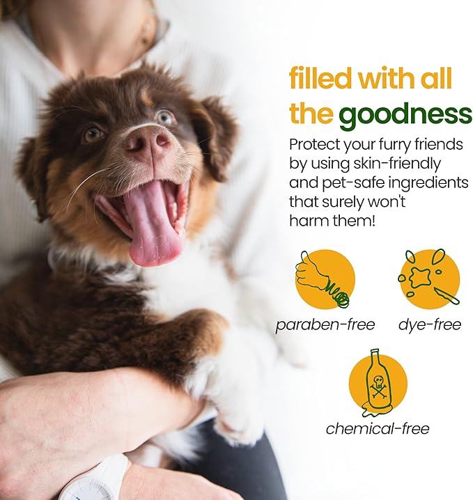 Gerrard Larriett: Natural Dog and Cat Breath Freshener - Dog Mouthwash with Mint, Aloe Vera, & Baking Soda - Gentle Cat & Dog Breath Spray for Plaque, Tartar Control for Full Pet/Dog Oral Care, 8 oz