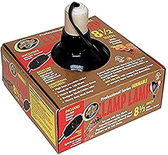 Zoo Med Dimmable Clamp Lamp with Dimmer Switch (8.5)