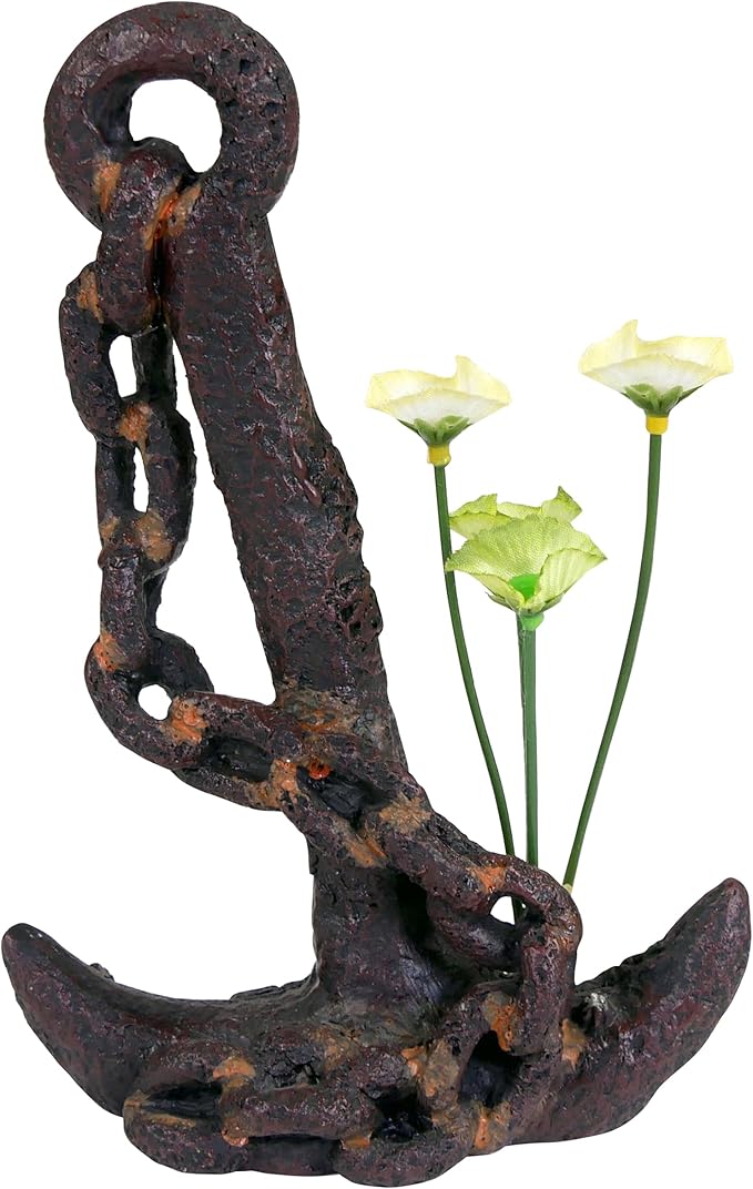 Penn-Plax Anchor with Plant Aquarium Decoration, Medium (RR801)