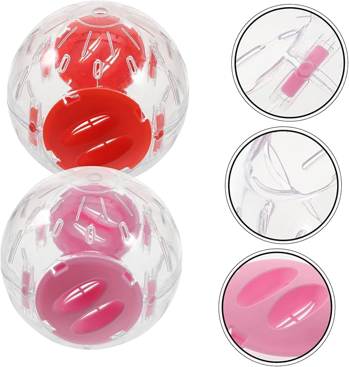 Ipetboom 10 Pcs Small Hamster Sports Ball Hamster Ball Gerbil Running Ball Hedgehog Toy Sports Toys Hamster Running Ball Hedgehog Running Balls Hedgehog Exercise Balls Gerbils Exercise Ball
