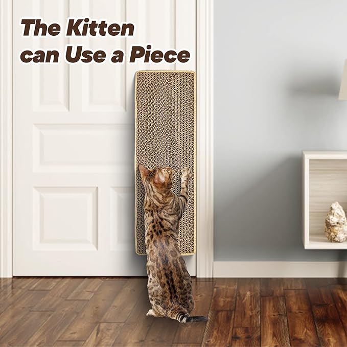 Splicing Cat Scratch Pad: Cat Scratchers for Indoor Cats, Cat Scratching Pad, Cat Scratcher Cardboard, Cat Scratching Pad, Premium Scratch from Cats, Double-Sided Design