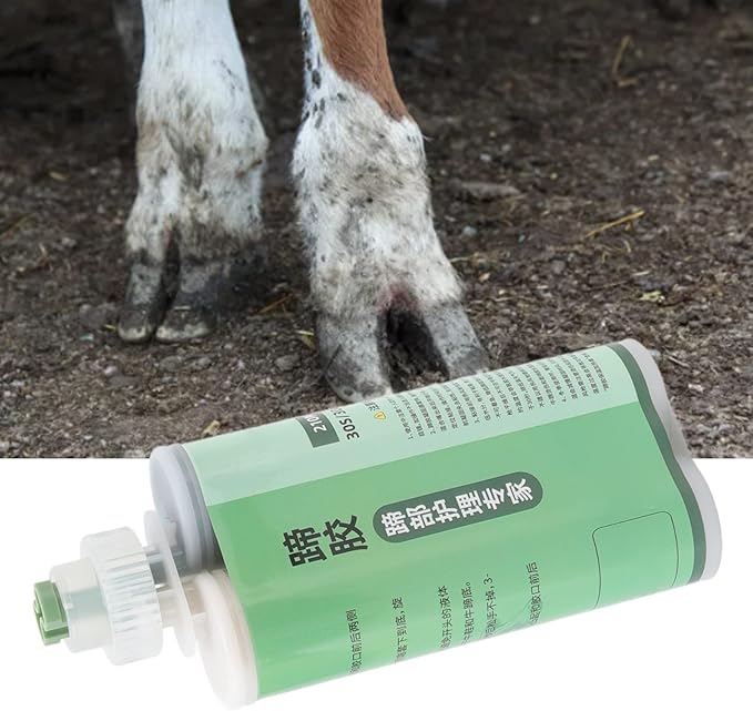 TOPINCN Cattle Hoof Trimming Glue, Health Supplies Hoof Care Cow Hoof Trimming Glue Horse Hoof Trimming Blocks Fixing Glue Cow Hoof Trimming Tool for Cattle Farm