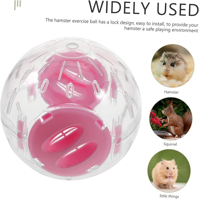 6 Pcs Small Hamster Sports Ball Exercise Balls for Guinea Pig Small Animals Running Balls Hedgehog Exercise Balls Gerbils Running Balls Small Pet Supplies Small Hamster Ball